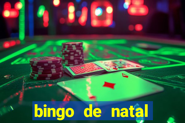 bingo de natal para imprimir gratis